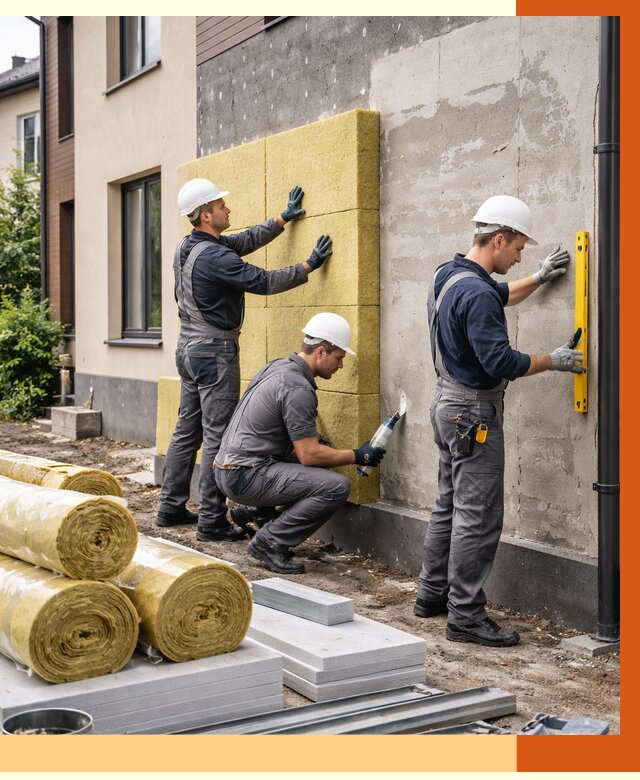 Утепление таунхауса в Выборге от 7359 руб/м2 — комплекс под ключ | ТепломастерВбр