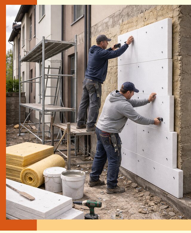 Утепление таунхауса с гарантией комфорта в Выборге