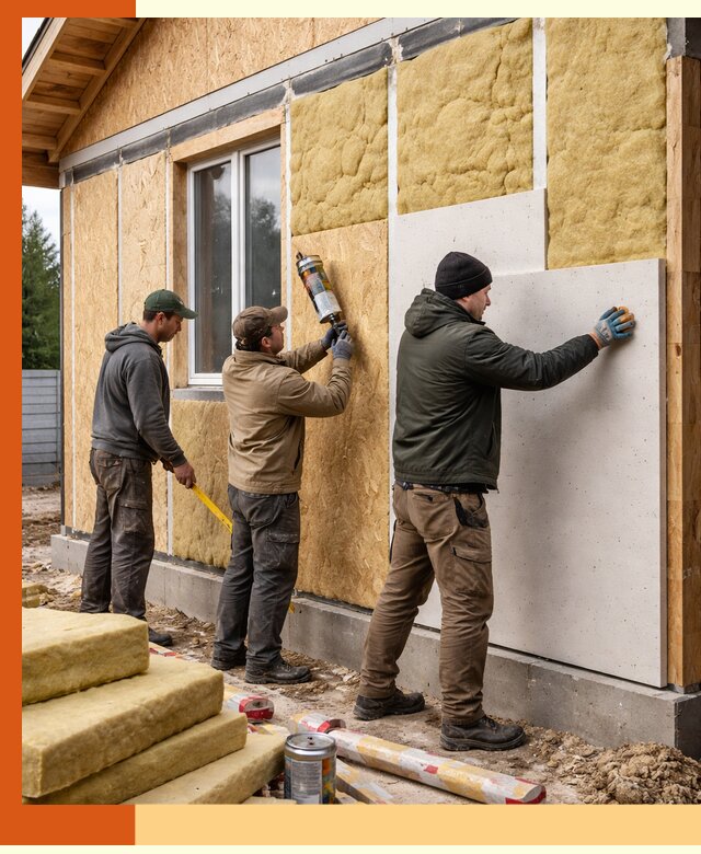 Профессиональное утепление дома из SIP-панелей в Выборге