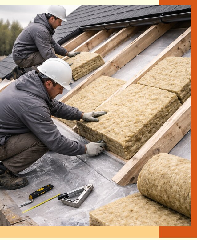 Утепление крыши в Выборге от 1891 руб./м2 — комплексное утепление кровли | ТепломастерВбр