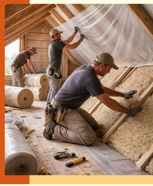 Утепление крыши изнутри в Выборге: профессионально и надежно