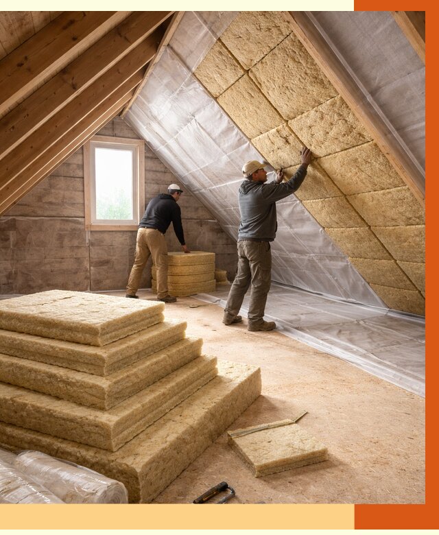 Утепление мансарды в Выборге от 2555 руб/м2 — комплексно и под ключ | ТепломастерВбр