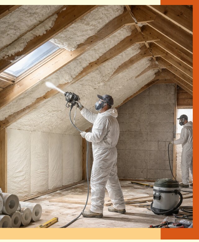 Утепление мансарды ППУ в Выборге от 2811 руб./м² — заказать под ключ | ТепломастерВбр