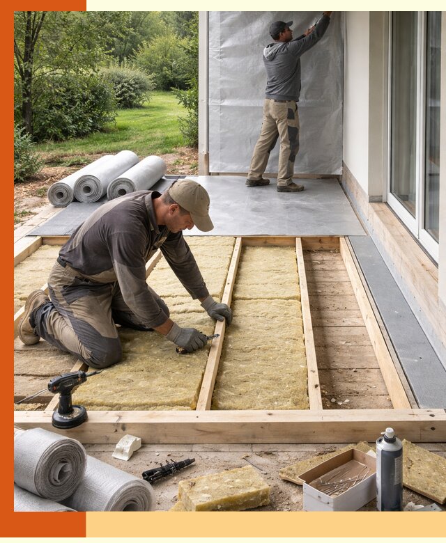 Утепление террасы в Выборге — тепло и защита круглогодично