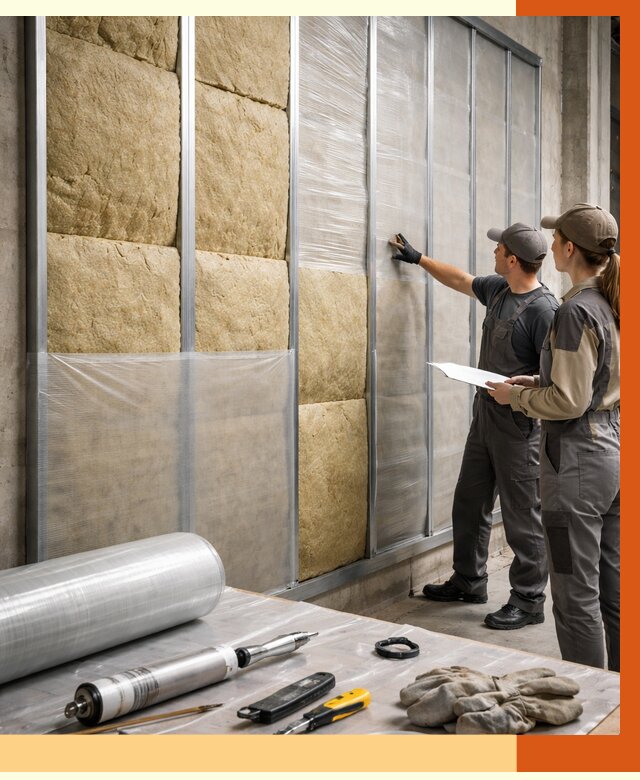 Утепление склада химсырья в Выборге от 4599 руб. под ключ | ТепломастерВбр