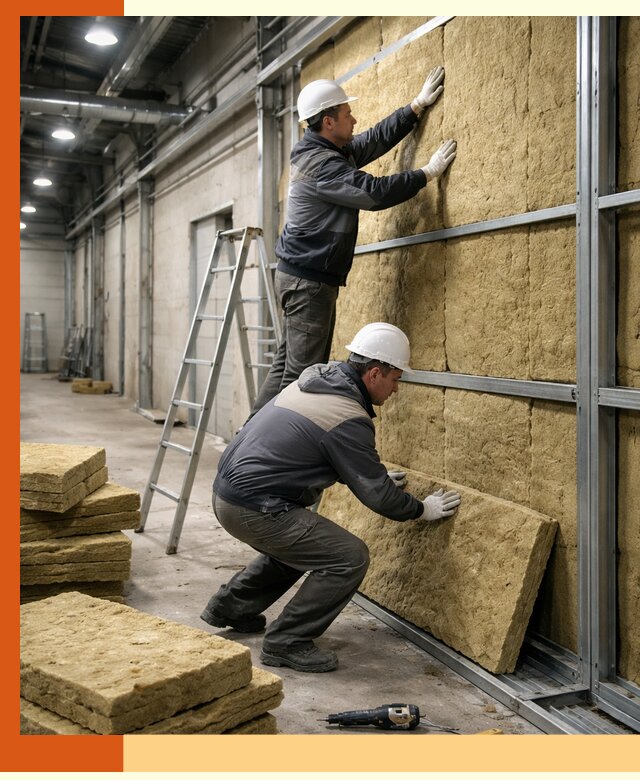 Утепление цеха под ключ в Выборге с гарантией качества