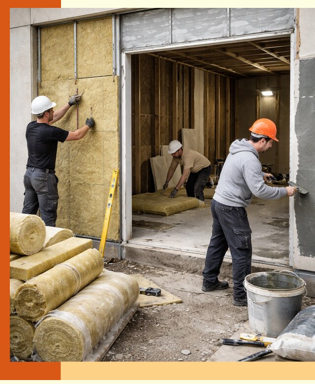 Утепление торгового павильона в Выборге — качественно и энергоэффективно