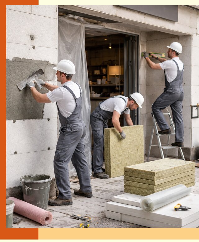 Утепление кафе в Выборге: профессиональная теплоизоляция и монтаж