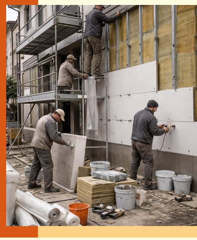 Утепление гостиницы под ключ в Выборге с гарантией качества