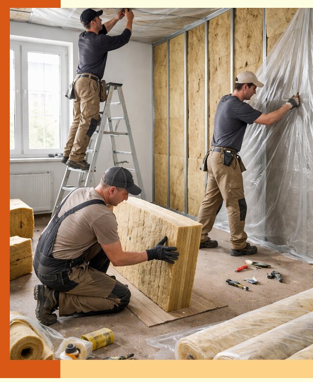 Утепление офисных помещений под ключ в Выборге