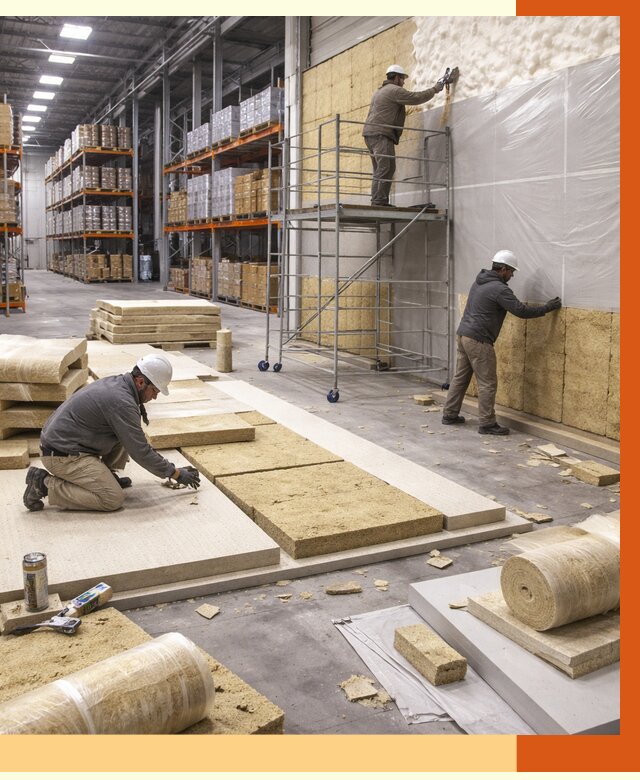 Утепление складского терминала в Выборге от 7666 руб./м² под ключ | ТепломастерВбр