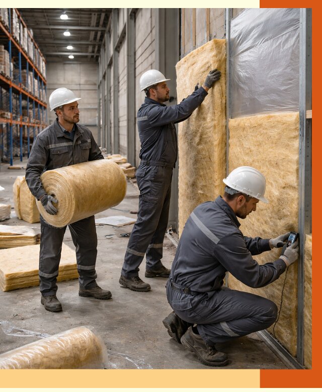 Утепление логистического центра в Выборге от 4599 руб/м² под ключ | ТепломастерВбр