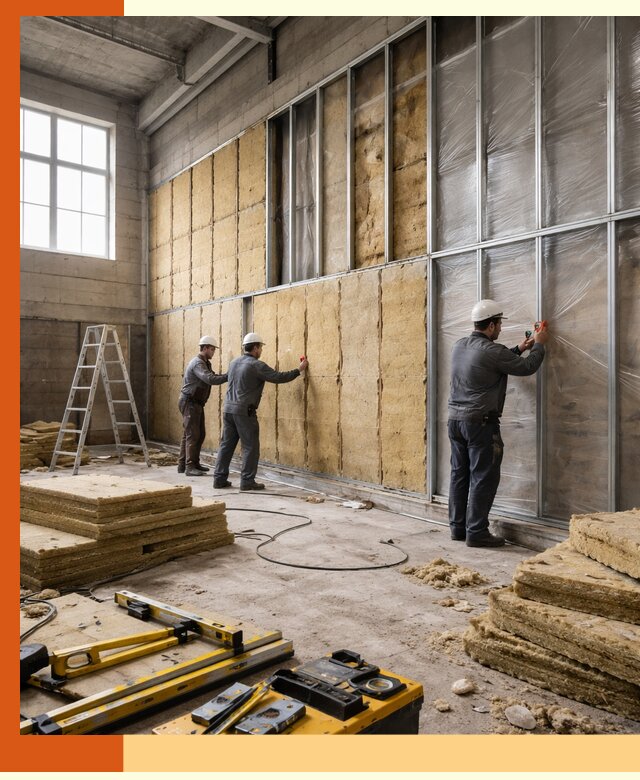 Утепление спортивного зала в Выборге качественно и недорого