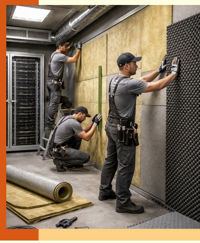 Утепление серверной комнаты профессионально в Выборге