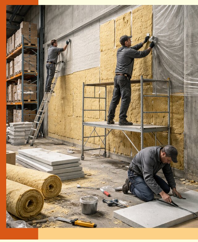 Утепление холодного склада под ключ в Выборге