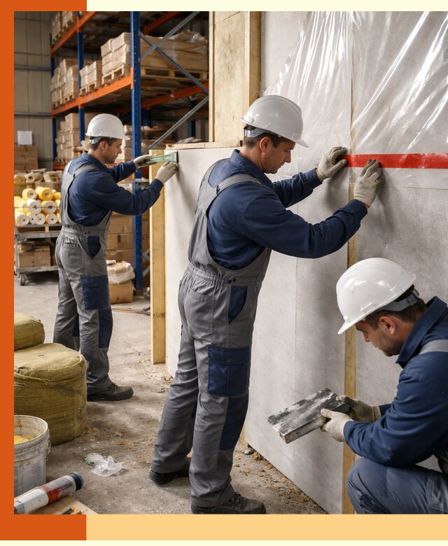 Утепление теплого склада под ключ в Выборге