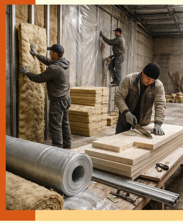 Утепление торгового склада в Выборге с энергоэффективными решениями