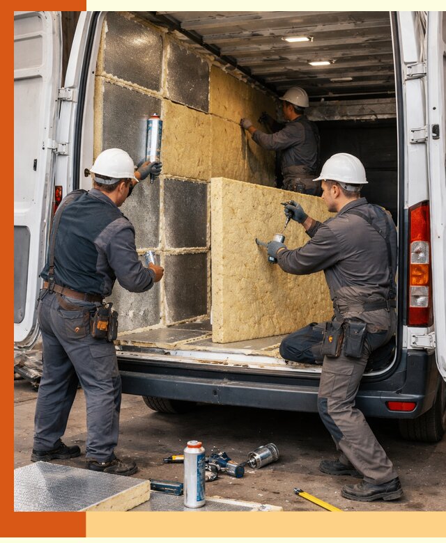 Утепление фургона-рефрижератора в Выборге для сохранения температуры