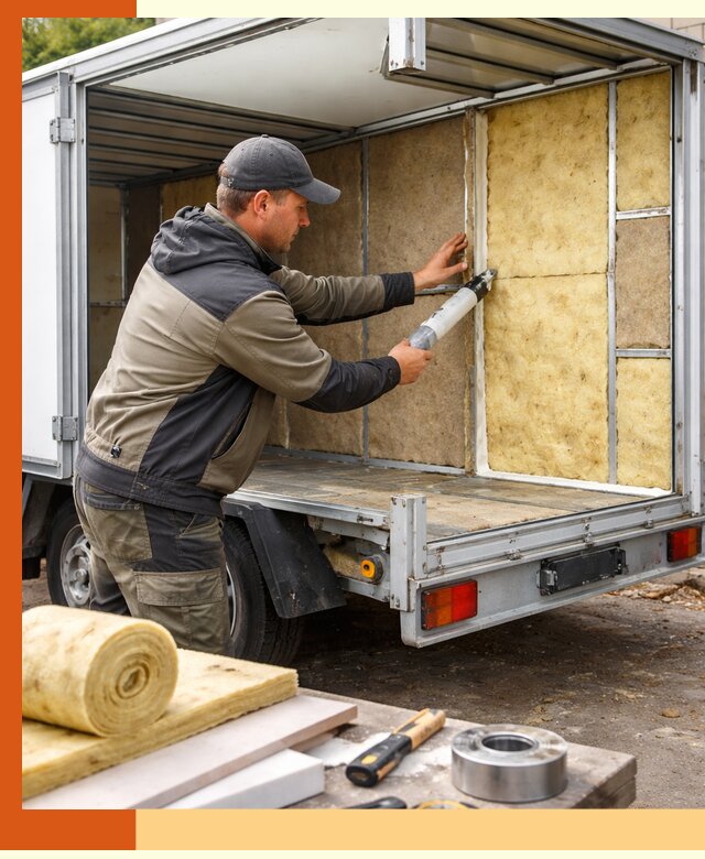 Профессиональное утепление прицепа в Выборге для любых условий