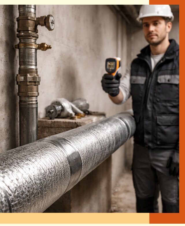 Утепление труб водоснабжения в Выборге от 8688 руб. за м² — услуги ТепломастерВбр