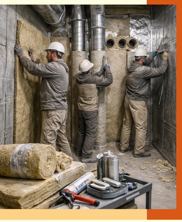 Утепление венткамеры в Выборге под ключ от 1482 руб. — профессионально | ТепломастерВбр