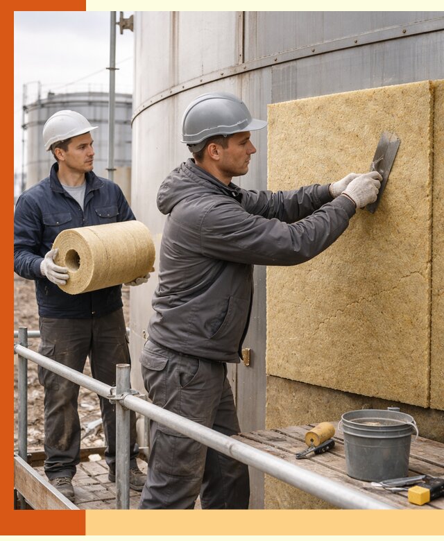 Профессиональное утепление резервуара и теплоизоляция в Выборге