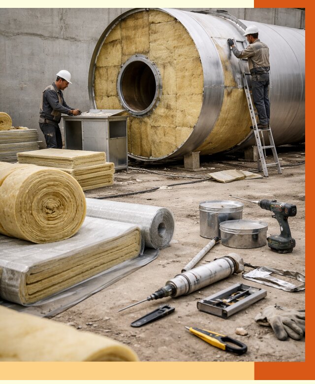 Утепление резервуара с топливом в Выборге от 28108 руб. под ключ | ТепломастерВбр