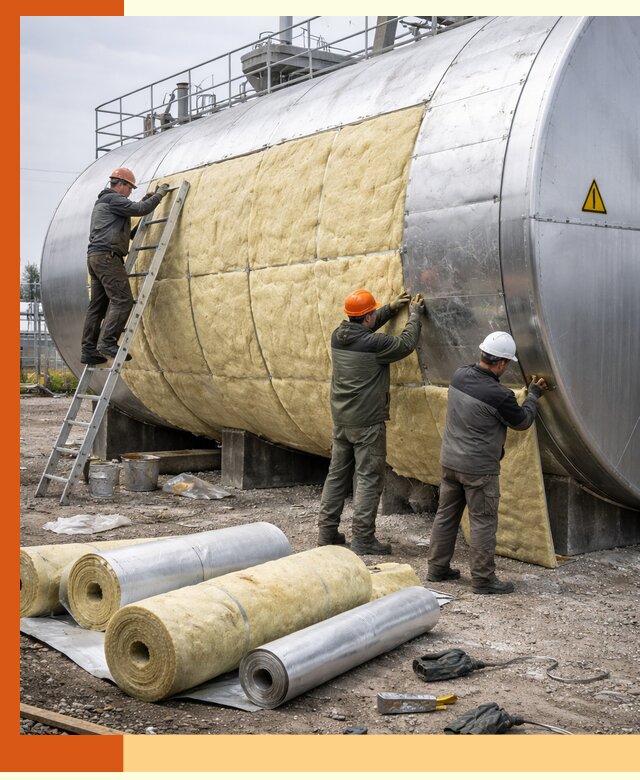 Утепление резервуаров с топливом в Выборге надежно и экономично