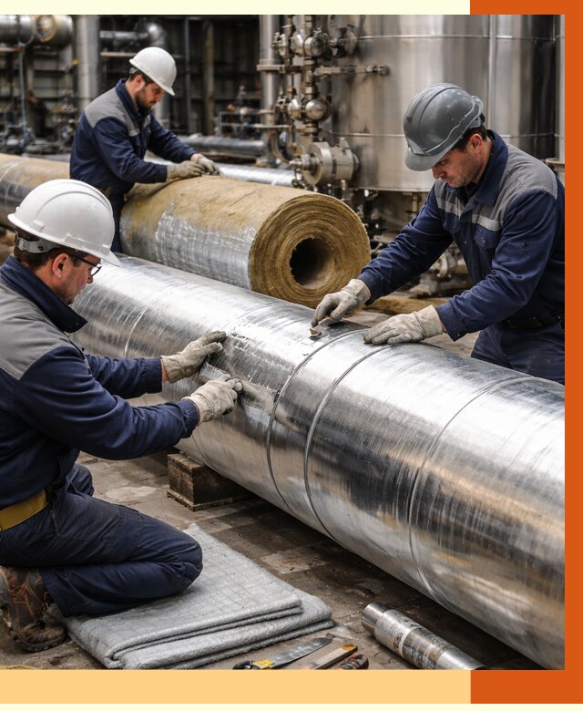 Утепление технологического оборудования в Выборге от 4293 руб. за м2 | ТепломастерВбр