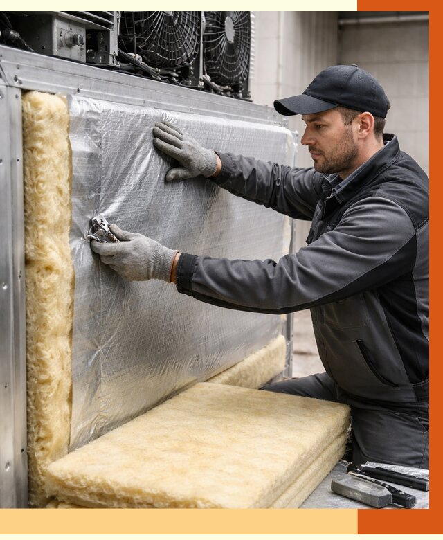 Утепление холодильного агрегата в Выборге от 8688 руб. под ключ | ТепломастерВбр