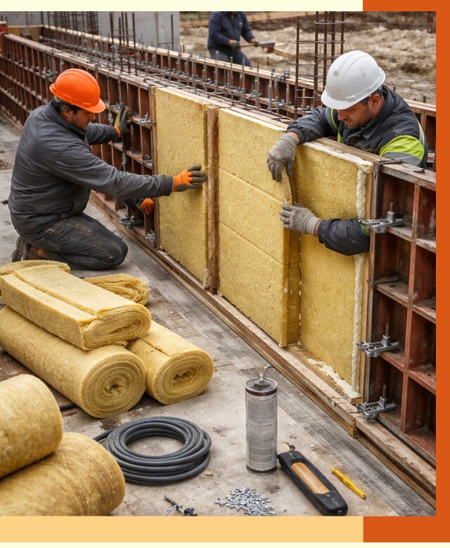 Теплоизоляция опалубки в Выборге от 7359 руб. за м2 — услуги и монтаж | ТепломастерВбр