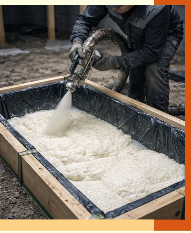 Заливка ППУ в формы в Выборге от 2555 руб. — утепление форм под ключ | ТепломастерВбр