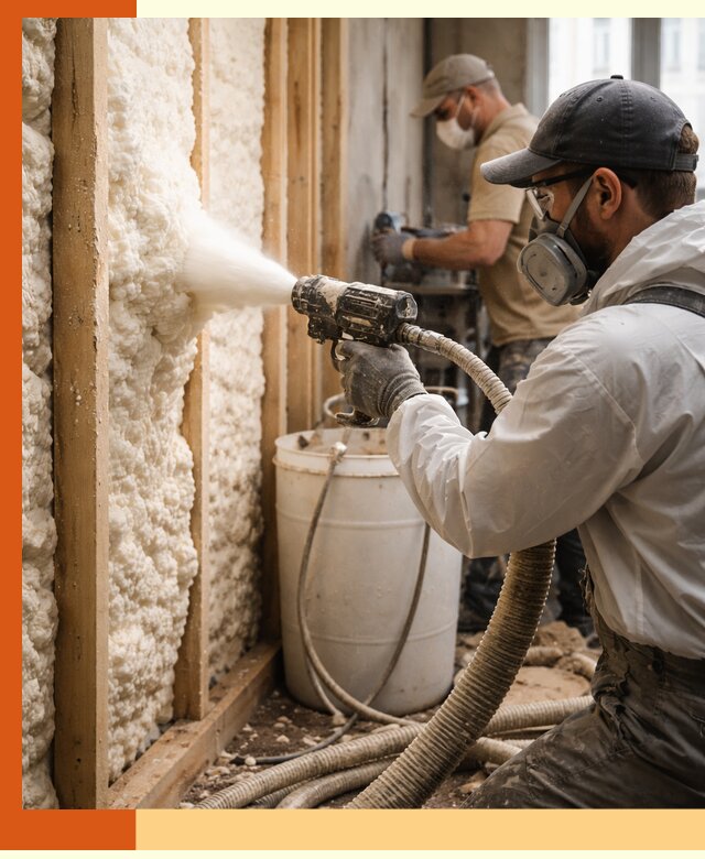 Утепление пеноизолом жилых и коммерческих объектов в Выборге