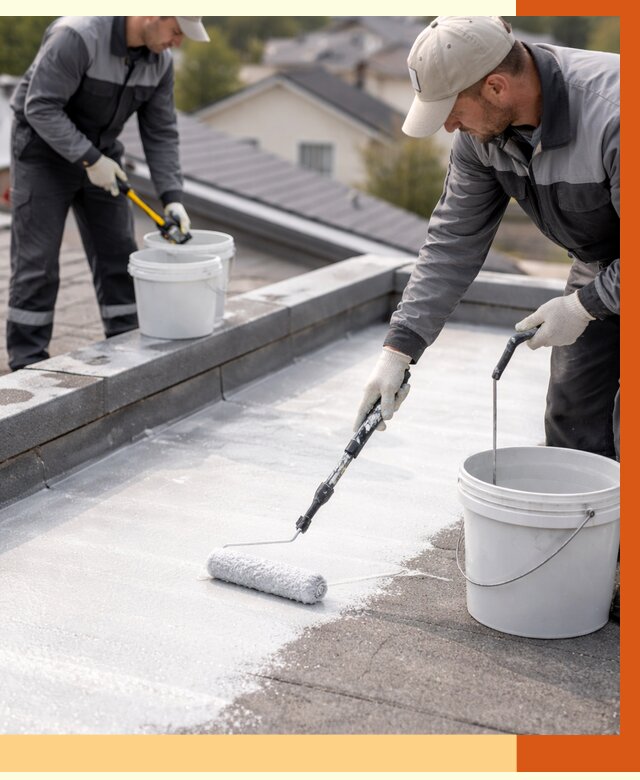 Утепление кровли жидкой теплоизоляцией в Выборге от 2198 руб./м2 | ТепломастерВбр