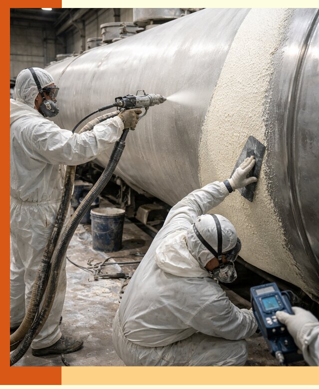 Утепление автоцистерн жидкой теплоизоляцией в Выборге