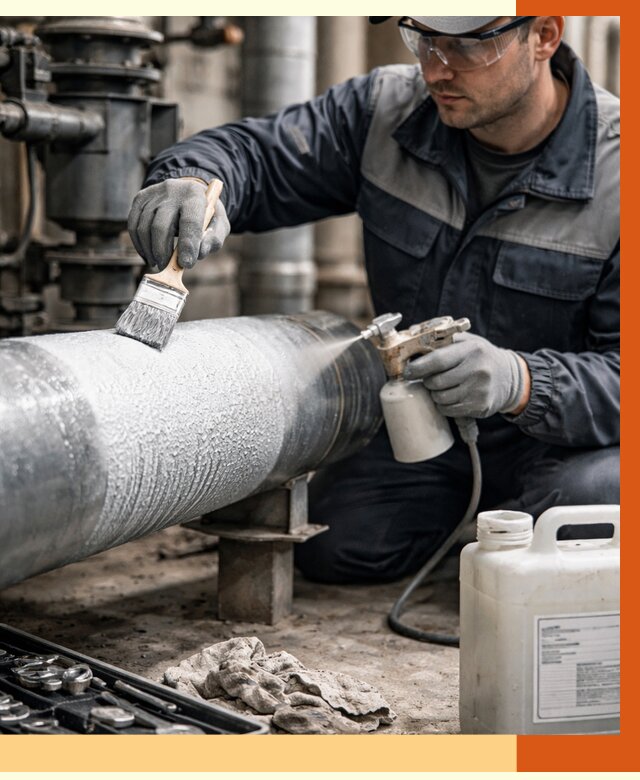 Утепление оборудования жидкой теплоизоляцией в Выборге от 4599 руб. | ТепломастерВбр