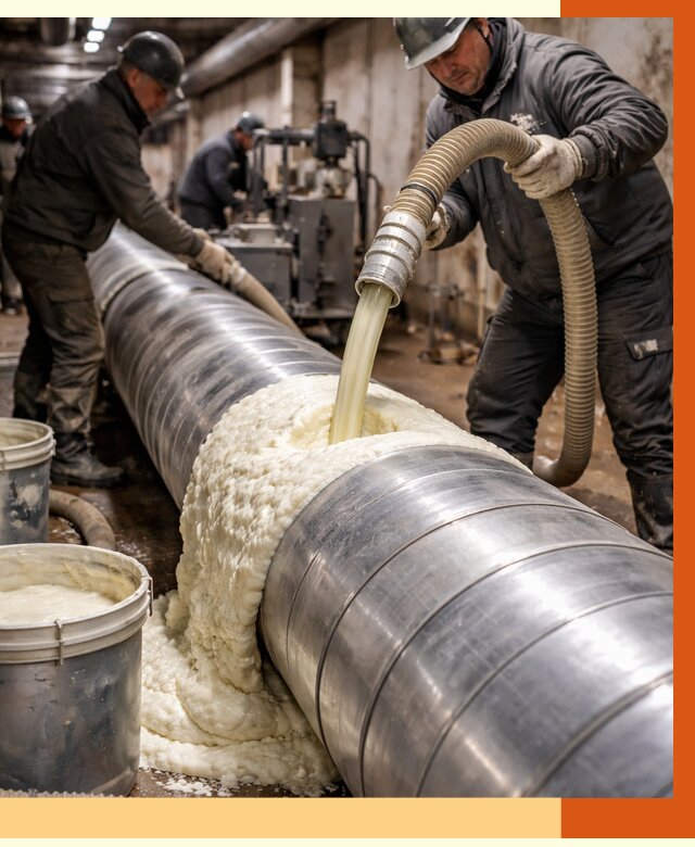 Утепление теплотрассы жидкой теплоизоляцией в Выборге от 4293 руб. | ТепломастерВбр