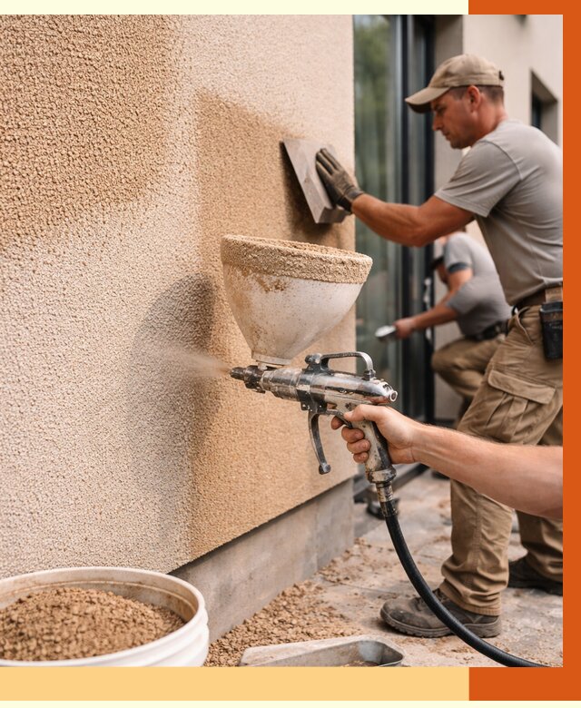 Утепление фасада жидкой пробкой в Выборге от 4906 руб./м² под ключ | ТепломастерВбр