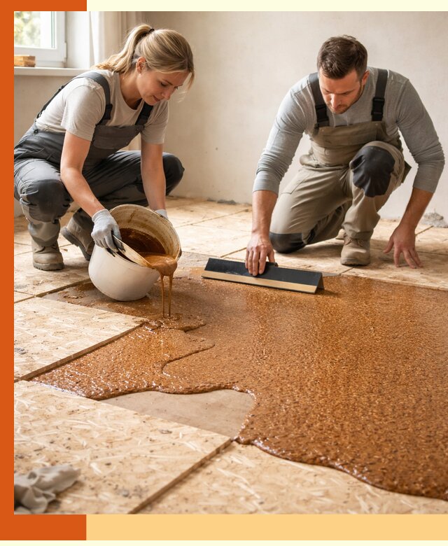 Утепление пола жидкой пробкой в Выборге для квартир и домов