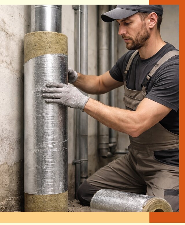 Шумоизоляция труб в Выборге от 1227 руб. — шумоподавление и звукоизоляция труб | ТепломастерВбр