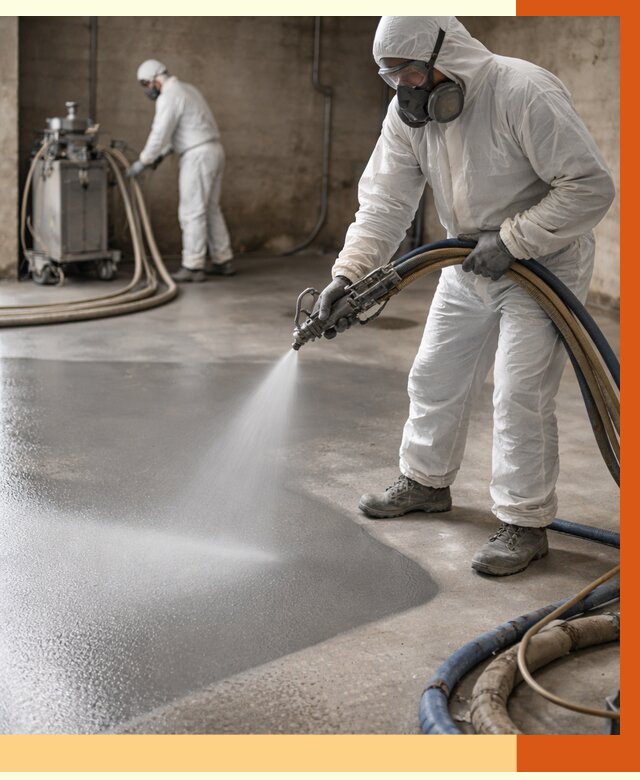 Гидроизоляция полимочевиной в Выборге от 8688 руб/м² — напыление полимерной гидроизоляции | ТепломастерВбр