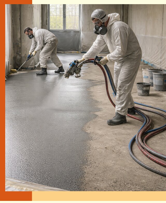 Гидроизоляция полимочевиной полов и конструкций в Выборге