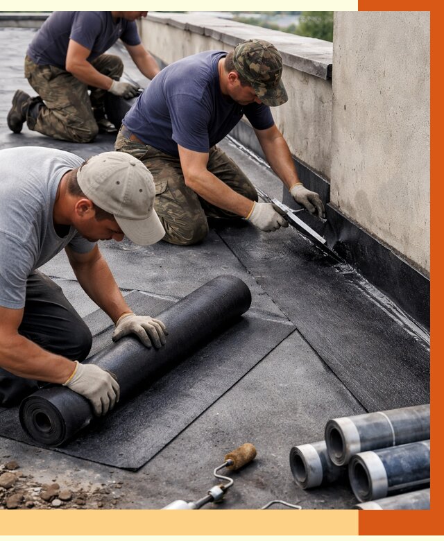 Гидроизоляция кровли в Выборге от 4599 руб. — профессиональная гидроизоляция крыши | ТепломастерВбр