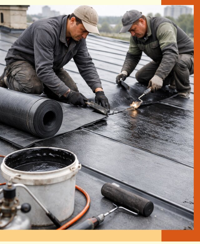 Гидроизоляция фальцевой кровли в Выборге от 7666 руб. под ключ | ТепломастерВбр