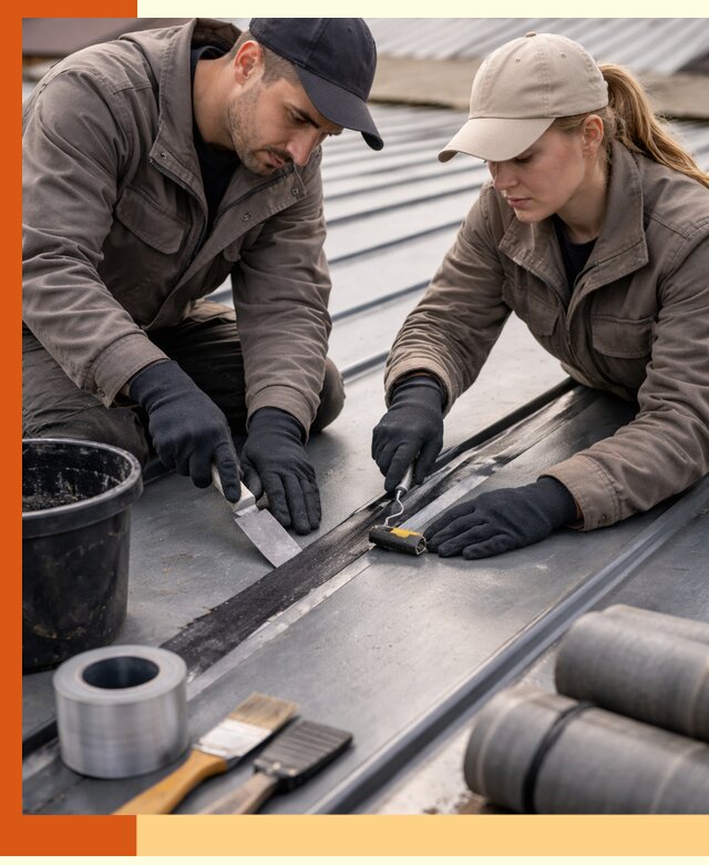 Гидроизоляция фальцевой кровли в Выборге качественно и надежно