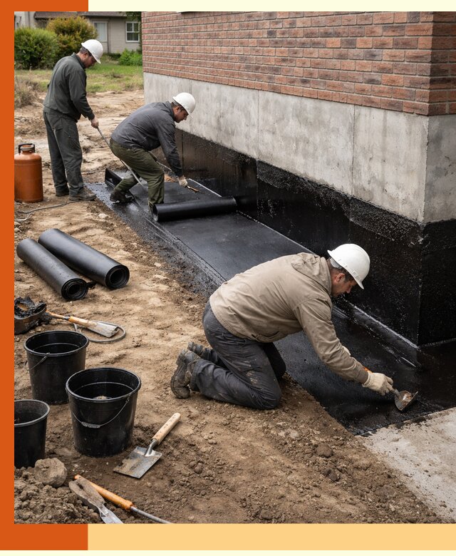 Гидроизоляция фундамента в Выборге: надежная защита строений