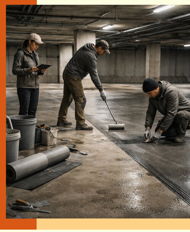 Гидроизоляция паркинга в Выборге: качественная защита зданий