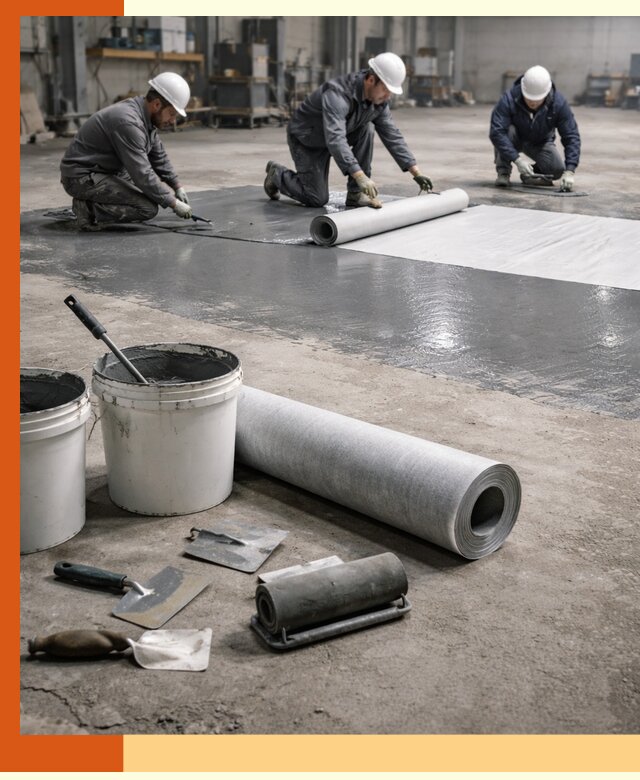 Гидроизоляция промышленного пола в Выборге — защита и долговечность