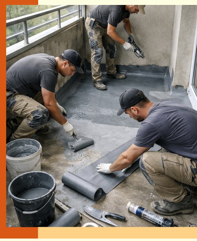 Гидроизоляция балкона в Выборге: надежная защита от протечек