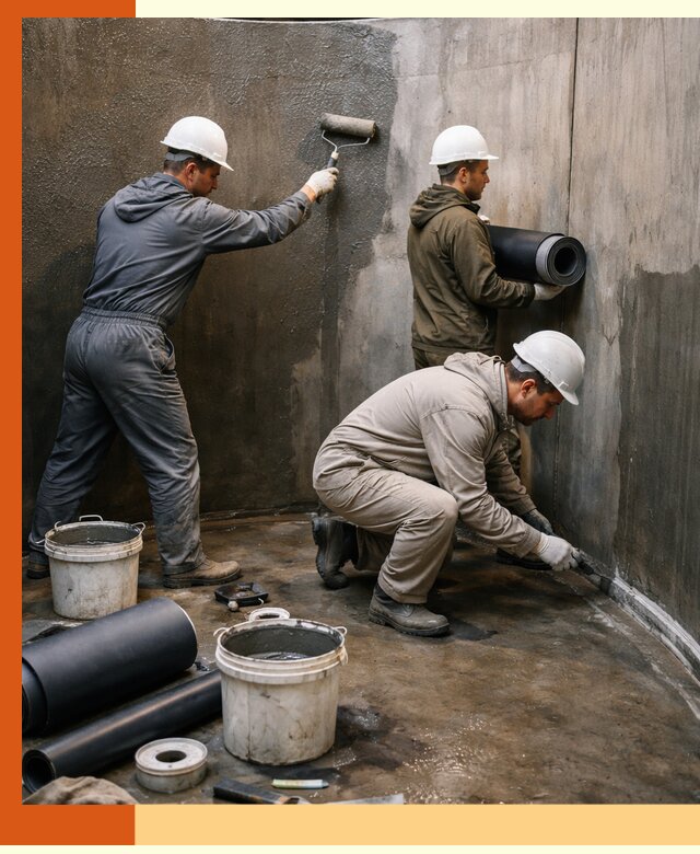 Гидроизоляция резервуара профессионально в Выборге